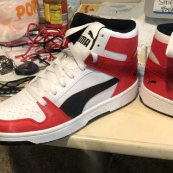 mens PUMA 9.5 custom painted shoes - Picture 2 of 6